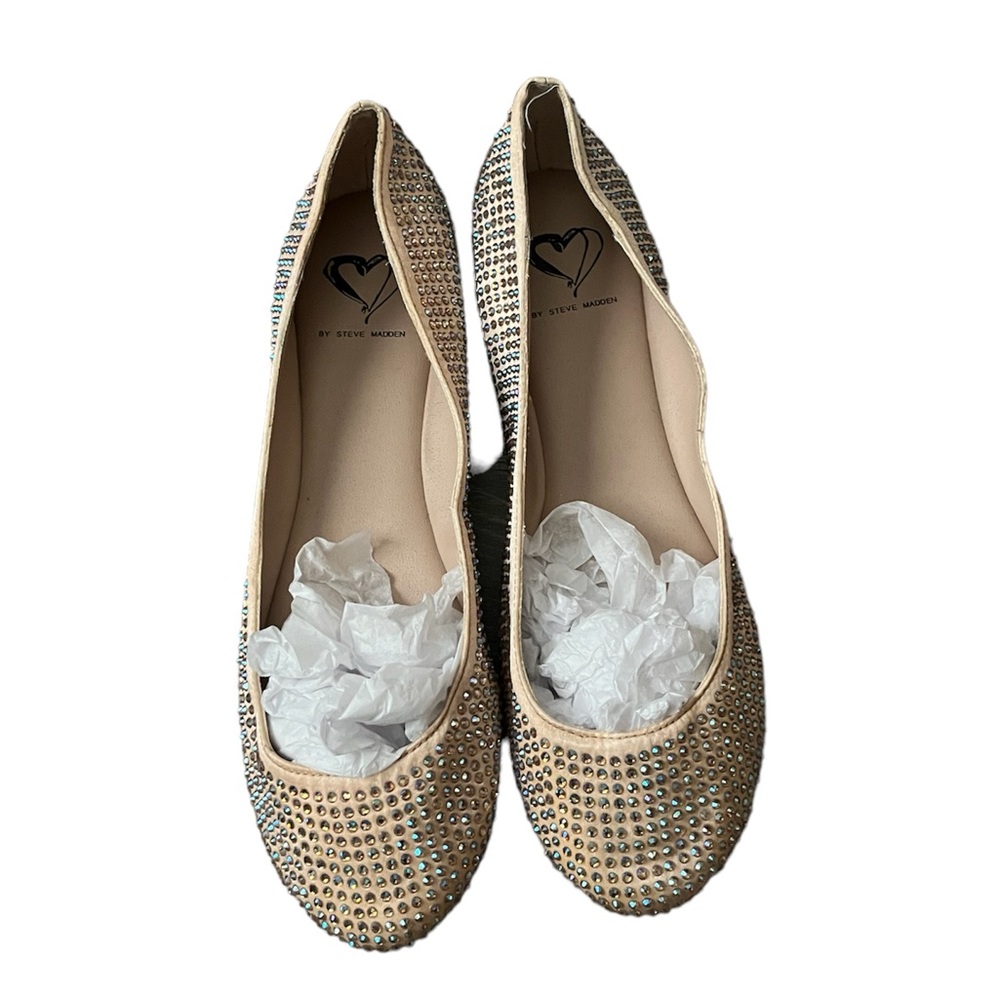 Beautiful Steve Madden rhinestone ballet flat in size 8.5 - Picture 2 of 8